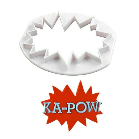 

Bomb Explosion Shape Fondant Pastry Chocolate Fudge Cookie Cutter Clay Mold Cake Decor Stamp Baking