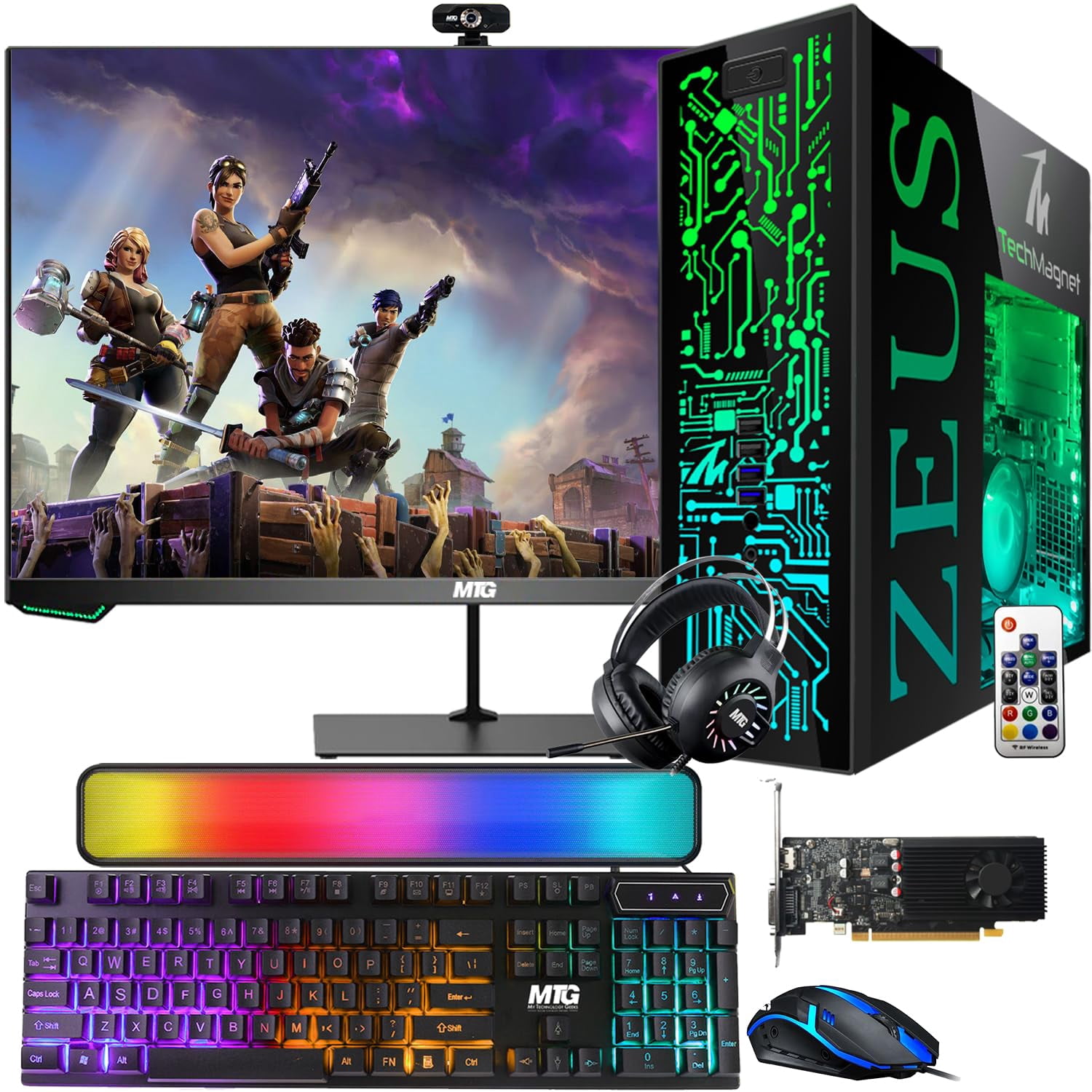 Restored TechMagnet Gaming Desktop PC,Intel i5 6th Gen,Zeus Pro 6,GT ...