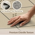 thumbnail image 6 of ODIKA 2'x3' Ivory Gray Geometric Design Washable Accent Rug Modern Pattern with Subtle Accents Pet Friendly, Bedside Mat for Bedroom, Nursery, RV, 6 of 7