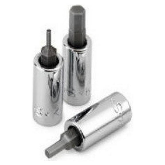 Sk Professional Tools Socket Bit, Steel, 1/4 in, TpSz 3/32 in 44306
