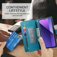 thumbnail image 6 of ETFAST Wallet Leather Phone Case For Samsung Galaxy A55 A35 A25 A15 Multi Card Zipper Phone case, 6 of 9
