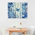 thumbnail image 2 of Orinice Butterfly Flowers Fine Art Aesthetic Poster Print Wall Painting for Classroom Kitchen Office Farmhouse Bathroom Decor 16x12in, 2 of 6