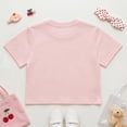 thumbnail image 3 of NIPAXO Girls T-Shirt Short Sleeve Graphic Crewneck Soft Cotton Blend Kids Pullover Tee Shirt for Girls with Cute Cartoon Dog Flower Pattern,Pink, 3 of 8