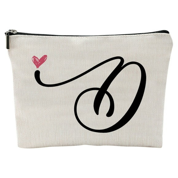 Bolsa de maquillaje You Send Love: estuche organizador de artículos de tocador de viaje con cierre de cremallera, ideal para guardar cosméticos para mujeres y amigas, regalo perfecto para viajes y