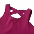 thumbnail image 6 of Toddler Girls' Dresses Floral Print Full Length Tiered Ruffle Sleevelesswear Beach Girls Athletic Dress Size 1-2T, 6 of 6