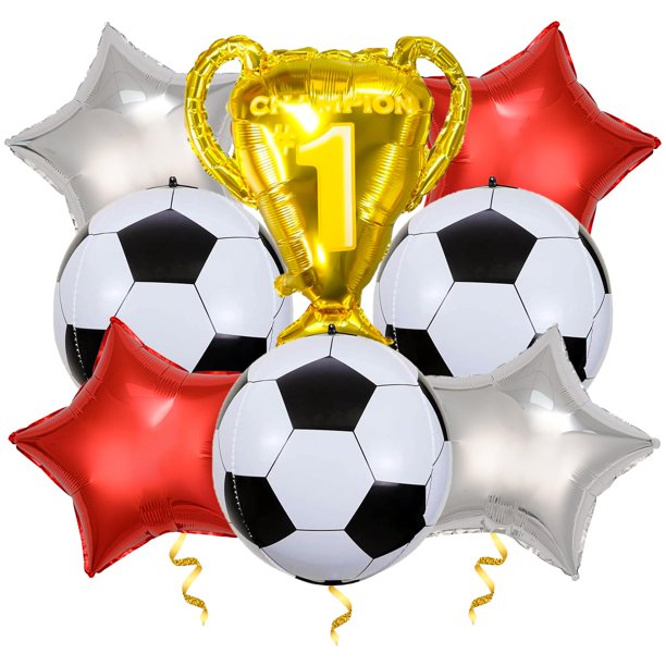 Party Balloons OIWLCI, trofeo del campeonato de fútbol 4D, con diseño de globo