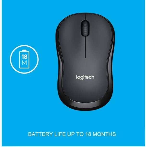 Logitech M220 Wireless Mouse Silent Mouse with 2.4GHz High-Quality Optical  Ergonomic PC Gaming Mouse for Mac OS/Window 10/8/7 Color:Mute red M220 