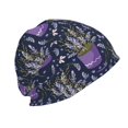 thumbnail image 2 of KLL Lavender Flowers Winter Fall Beanie Knit Hats for Men & Women - Warm & Soft Stylish Toboggan Caps for Cold Weather, 2 of 6