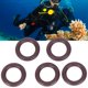 thumbnail image 5 of Anillo O De Cilindro De Buceo, Anillo De Sellado De Cilindro De Buceo, Instrumento De Precisión Marrón De 5 Uds 10g Para Equipo De Seguridad Para Niños Adultos Al Aire Libre ANGGREK Otros, 5 of 8