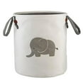 thumbnail image 1 of Laundry Hamper Laundry Basket Laundry Bag Basket for Children Laundry Chest Toy Box Gray Elephant, 1 of 4
