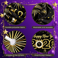 thumbnail image 2 of Decorative Design New Year Banner Festive Theme Celebration Banner for Holiday Event Indoor Decoration Party Backdrop, 2 of 9