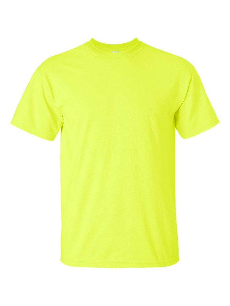 Gildan Ultra Cotton Tall T-Shirt, 2XLT, Safety Green, BIG TSHIRTS