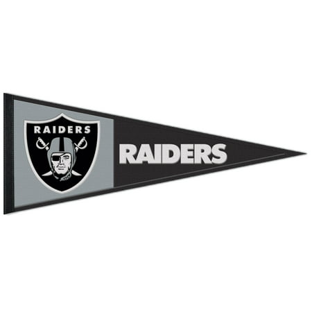 WinCraft Las Vegas Raiders 13 x 32 Wool Primary Logo Pennant