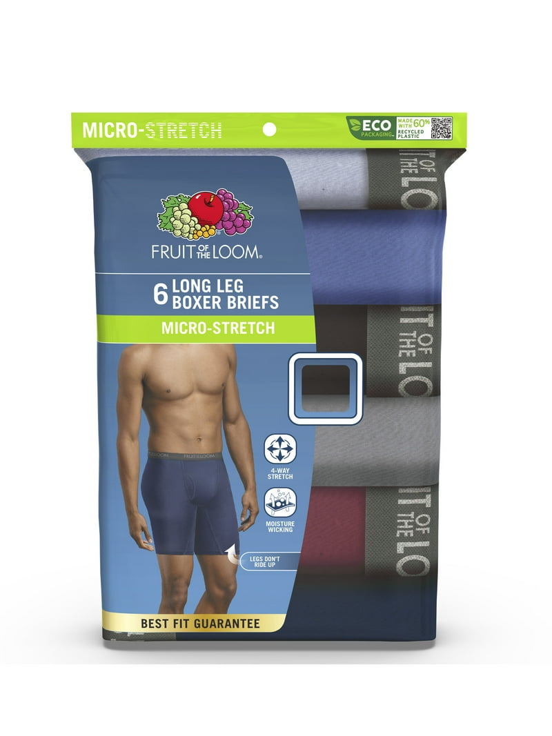 Fruit Of Best Long Leg Boxer Brief Fruit Of The Loom Underwear
