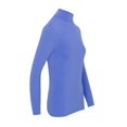 thumbnail image 5 of ACTIVE UNIFORMS Women's Long Sleeve Turtle-Neck T-Shirt Under Scrub (Ceil Blue, Small), 5 of 5