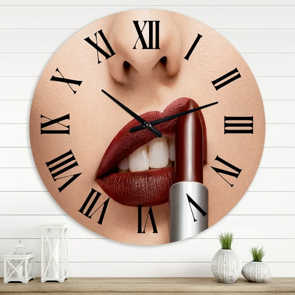 Designart 1 in Quartz Modern/Contemporary Wall Clock