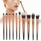 thumbnail image 3 of Brocha para cosméticos, juego de 10 brochas de maquillaje, brocha para cara, brocha para polvo, ingeniería de precisión, 3 of 9