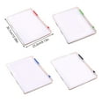 thumbnail image 3 of Yingyy A4 File Storage Box Clear Plastic Document Cases Desk Paper Organizers, 3 of 9