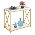 thumbnail image 3 of Convenience Concepts St. Andrews Console Table in Gold Metal Frame, 3 of 7
