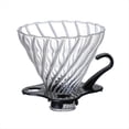thumbnail image 1 of Pour Over Coffee Dripper Filtro de Café para 1-4 Tazas Cafetera Reutilizable Cono Vidrio Resistente Al, 1 of 7