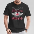 thumbnail image 2 of A Big Piece Of My Heart Lives In Heaven She's My Mom T-Shirt - Memorial Remembrance Tee for Women - Grief Loss Tribute Shirt - Gift for Daughter or Son - Bereavement Apparel, 2 of 3
