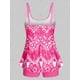 thumbnail image 2 of Tankini Falda en Capas Talla Extra Rosegal  Blusas Tallas Grandes, 2 of 5