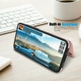 thumbnail image 6 of For Galaxy S23 FE 5G Case, Samsung S23 FE 5G Wallet Case, Luxury PU Leather Case,Luxury Slim Folio Flip Kickstand Shockproof Cards Holder Wallet Case Cover -Rose Gold, 6 of 8