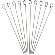 Turkey Lacers for Trussing Turkey,12 inches Stainless Steel metal skewers,Set of 10