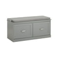 thumbnail image 1 of SoBuy FSR131-HG,Hallway Bedroom Storage Bench Shoe Bench Shoe Rack Shoe Cabinet with Seat Cushion, 1 of 7