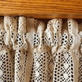 thumbnail image 6 of Curtain Valance for Kitchen Cafe, Short Boho Sheer Lace Crochet Curtain for Dinning Room, Vintage, 6 of 6