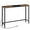 Rustic Brown + Black, variant on Narrow Console Table with Power Outlets, 44.9-Inch Sofa Table, Slim Behind Couch Table, Entryway Display Shelf, for Living Room, Foyer, Hallway, Rustic Brown and Black