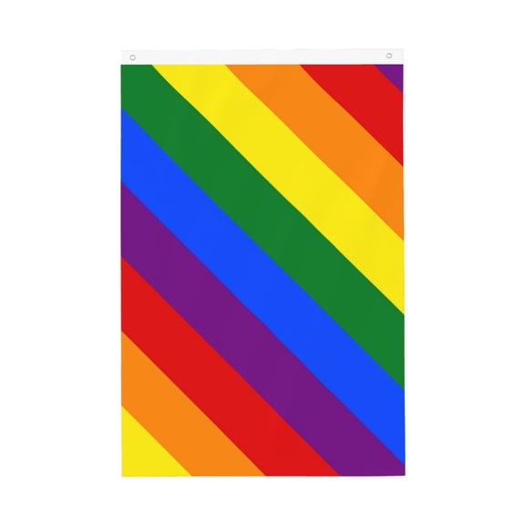 House Flag Rainbow Pride Flag Garden Flag Decorative House Yard Double Sided Flag For Decoration (2x3ft)