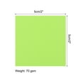 thumbnail image 2 of Uxcell Origami Paper Double Sided Sheet for Art Craft Project Beginner 50 Sheets Fluorescent Green 2x2 inch, 2 of 5