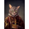 thumbnail image 1 of Pintura de diamante (DE5789) Retrato de gato real Cuadro de diamantes de imitación redondo completo (B524) 45x60cm Hugtrwg Para estrenar, 1 of 1