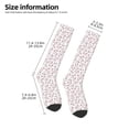 thumbnail image 5 of Fotbe Cute Rabbit print Women's Men's Novelty Crew Socks Cotton Socks Knee High Socks for Walking,Running,Nurses,Pregnancy, 5 of 9