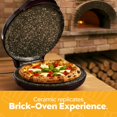 thumbnail image 4 of MUERE Countertop Pizza Maker, 1450W Mini Pizza Oven, Pizza Maker Oven With 12″ Non-Stick Ceramic Plate, Indoor Electric Pizza Oven for Crepes, Pancakes - Black, 4 of 7
