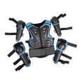 thumbnail image 4 of Traje de protección para niños para motocicleta, rodilleras y coderas para deportes y ciclismo al aire libre. Azul, 4 of 8
