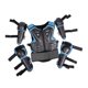 thumbnail image 4 of Traje protector infantil para motociclistas, rodilleras y coderas para ciclismo, patinaje y actividades al aire libre. Azul, 4 of 9