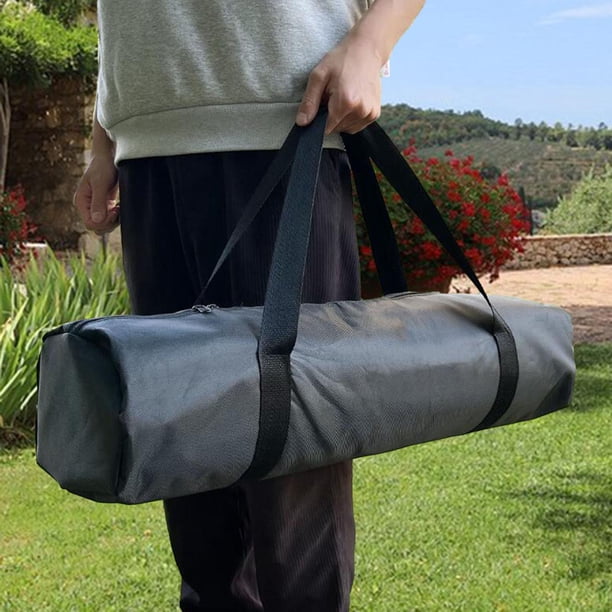 Bolsa de almacenamiento para equipo de acampada, bolsa de lona deportiva con cremallera para toldo, poste plegable 72x20x20cm Cola Bolso de almacenamiento al aire libre