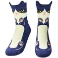 thumbnail image 2 of JJMax Women's Cats and Dogs Tickle Tummies Socks, 2 of 5