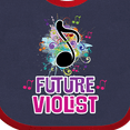 thumbnail image 4 of Inktastic Viola Future Violist Music Gift Girls Baby Bib, 4 of 4