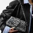 thumbnail image 4 of Women Bag Retro Armpit Bag Handbag Purse Travel Shopping Bag Fashion Underarm Bag Leopard Print Shoulder Bag brown, 4 of 4