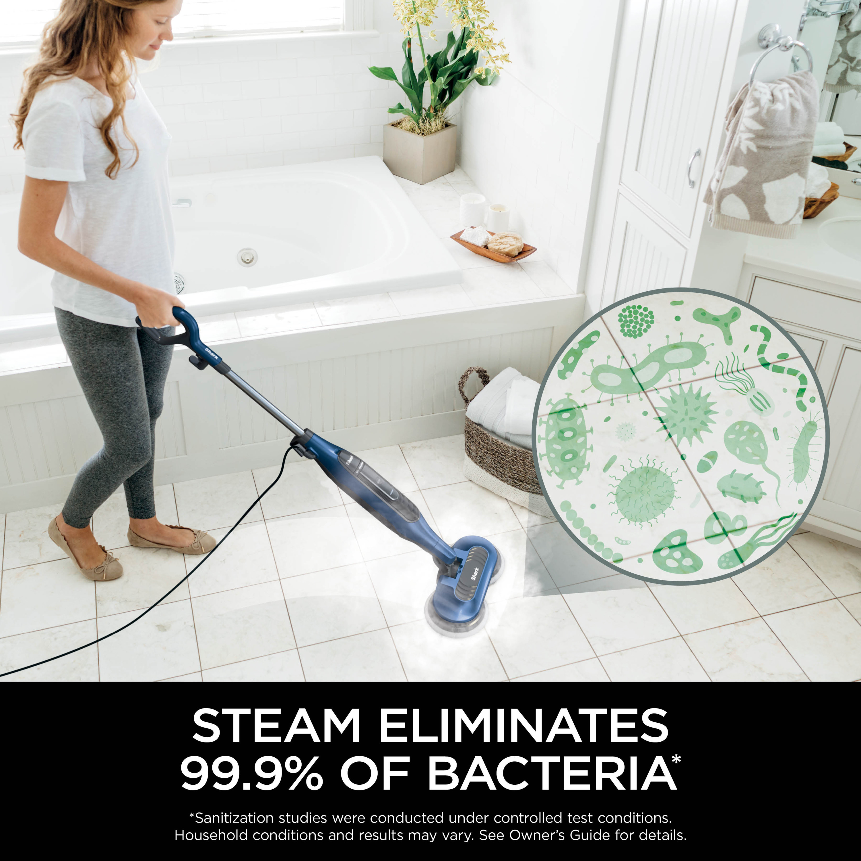 Shark® Steam & Scrub All-in-One Scrubbing and Sanitizing Hard Floor Steam Mop S7020 - image 3 of 13