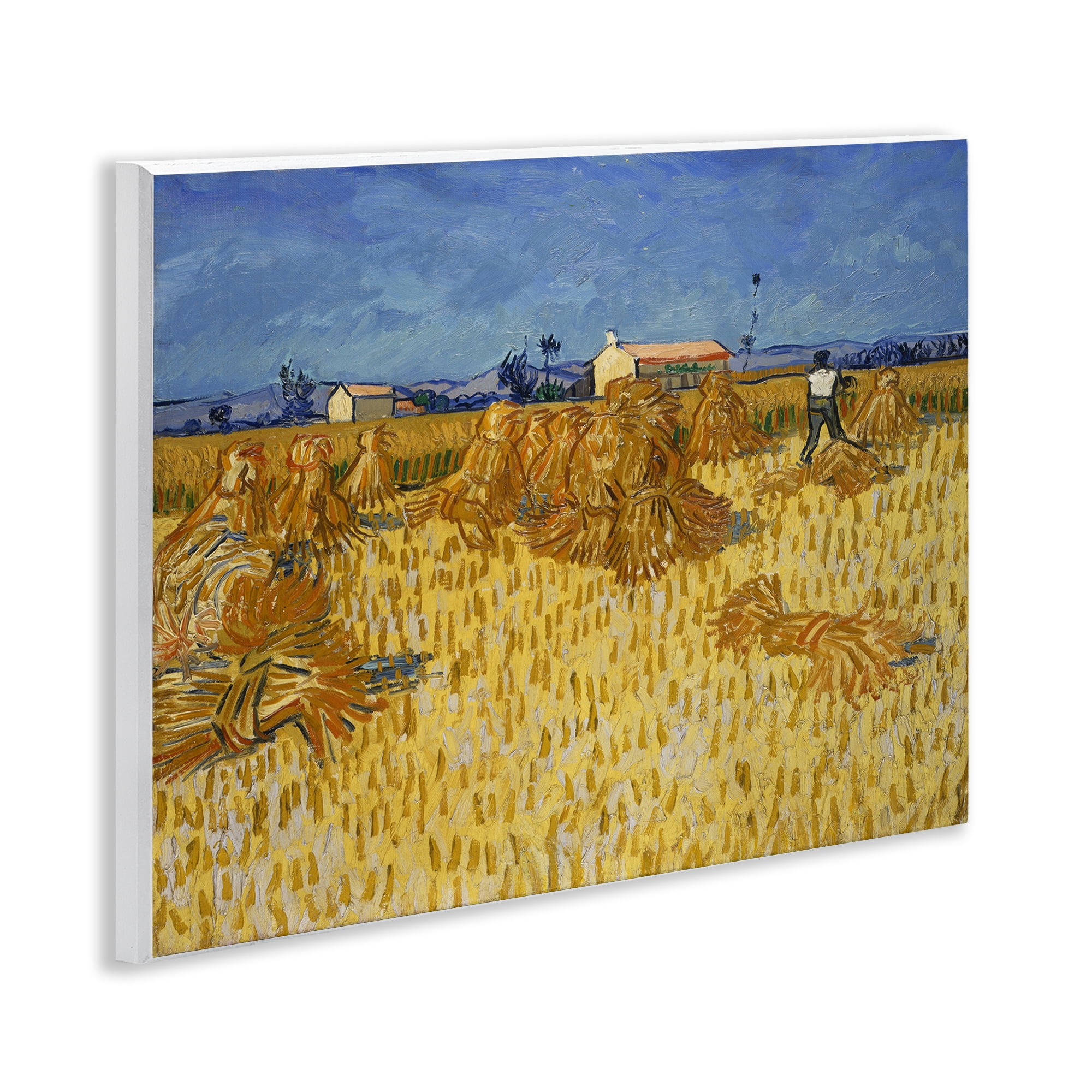Stupell Industries Van Gogh Corn Harvest Landscape & Nature Painting Unframed Art Print Wall Art, 14 x 11