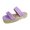Purple, variant on Vedolay Wedge Sandals for Women Wedge Women's Comfortable Slide Dressy Beach Walking Slip Casual Sandal,White 9.5