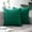 Green, variant on 20×20 Inch Fringe Throw Pillow Cover 2-Pack Solid Color Textured Decorative Cushion for Sofa Bed Living Room Decor