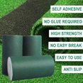 thumbnail image 5 of Artificial Turf Tape, Self Adhesive Artificial Grass Seaming Tape, Synthetic Fake Grass Tape, Seam Tape for Lawn, Indoor Outdoor Carpet Jointing, Connecting Garden Pet Rug, Turf Mat, Green,6" X 16', 5 of 7