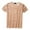 Khaki, variant on T-Shirts For Men Velvet Velour Fashion Hop Slim Simple Short Sleeves Tops Stylish Man Daily Wear Gray M