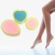 thumbnail image 5 of Esponja de depilación con gota de agua, esponja de depilación miocárdica con forma de corazón, esponja de depilación redonda Afortunado Sencillez, 5 of 5