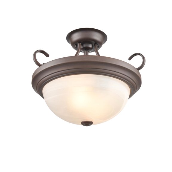 Millennium Lighting Semi-Flush Ceiling Mount With Rubbed Bronze 4773-RBZ